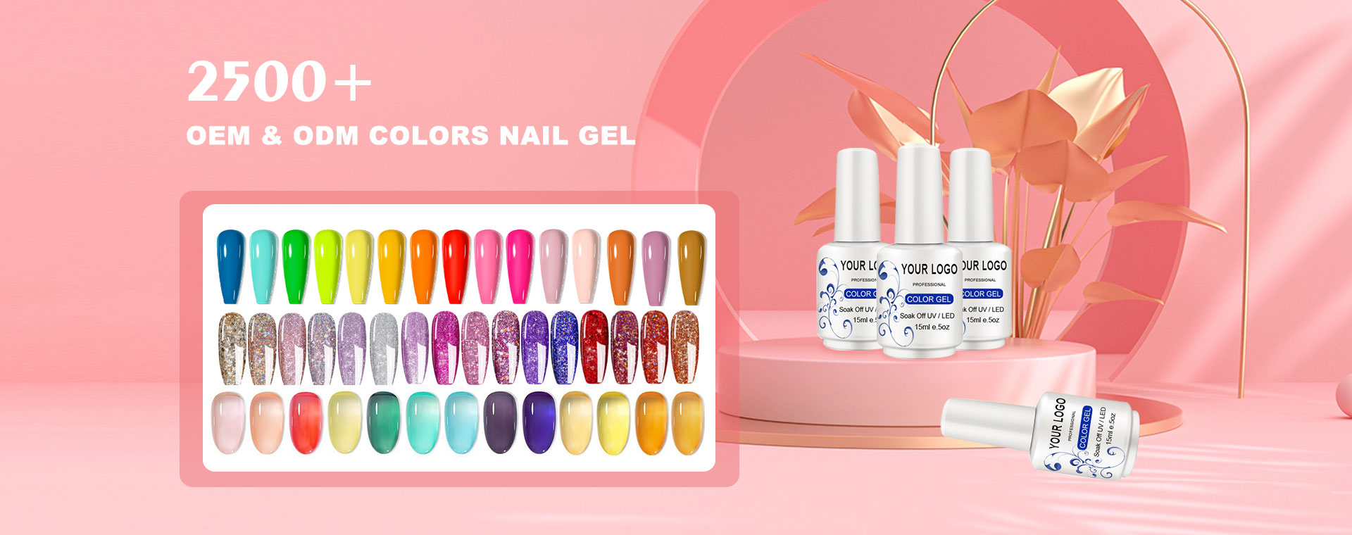 Producători de lacuri cu gel cu sclipici
