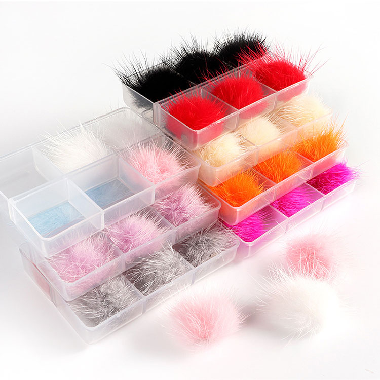 Cutie 6 buc Pompon magnetic 3d Sofy pentru unghii