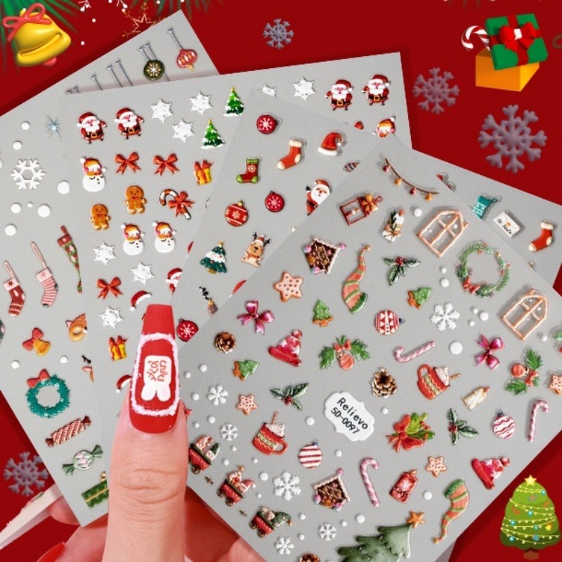 Autocolante Nail Art de Crăciun