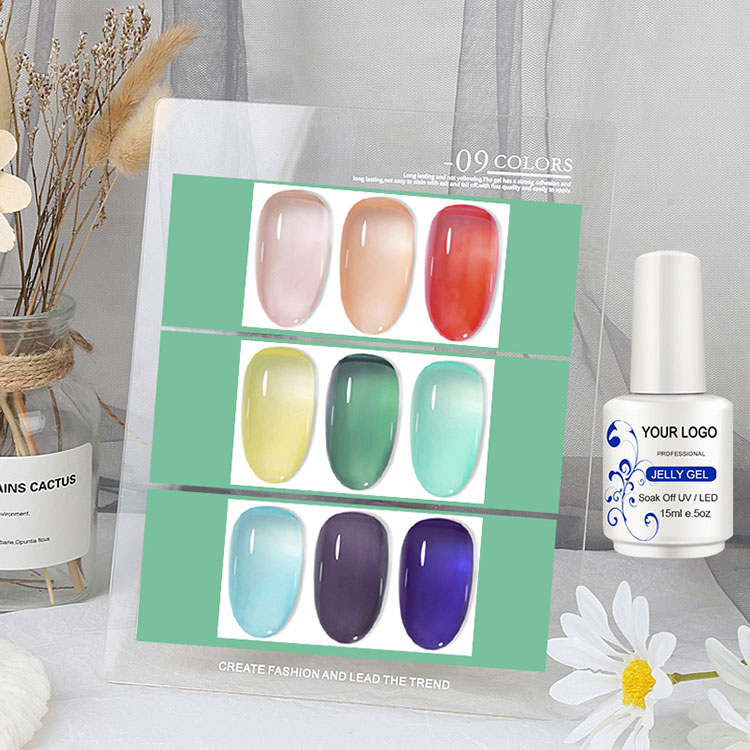 Color Effect Glass Ice Ice Jelly Gel polonez