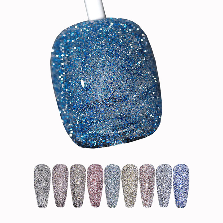 Culoarea sclipitorului a schimbat polonezul de gel disco