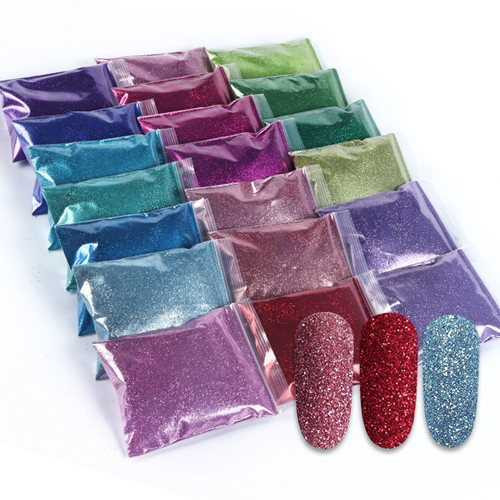 Sclipici holografice Pigment Nail Art Pudre