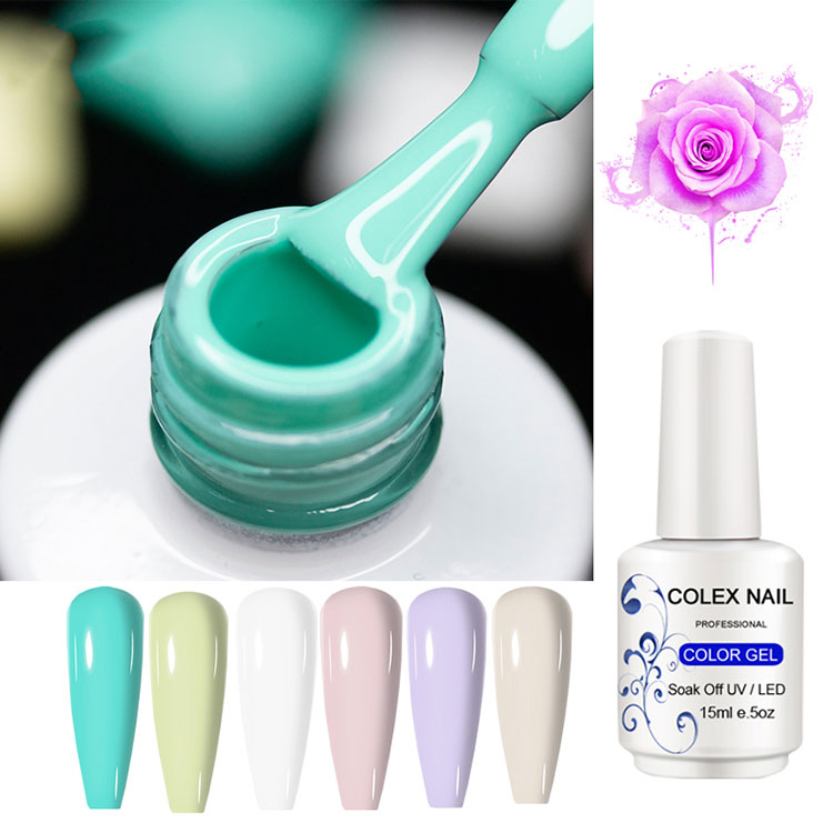 Macaron Green Pure Color Polish