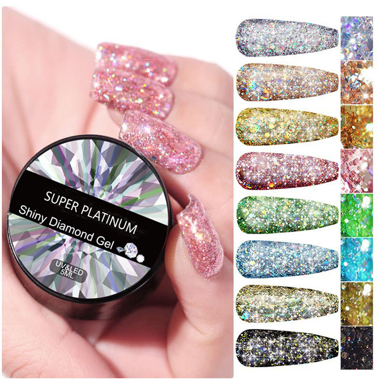 Gel de diamant strălucitor